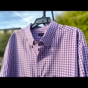 2XLT, Button down shirt, business to casual, Van Heusen, Nice, hues of purple